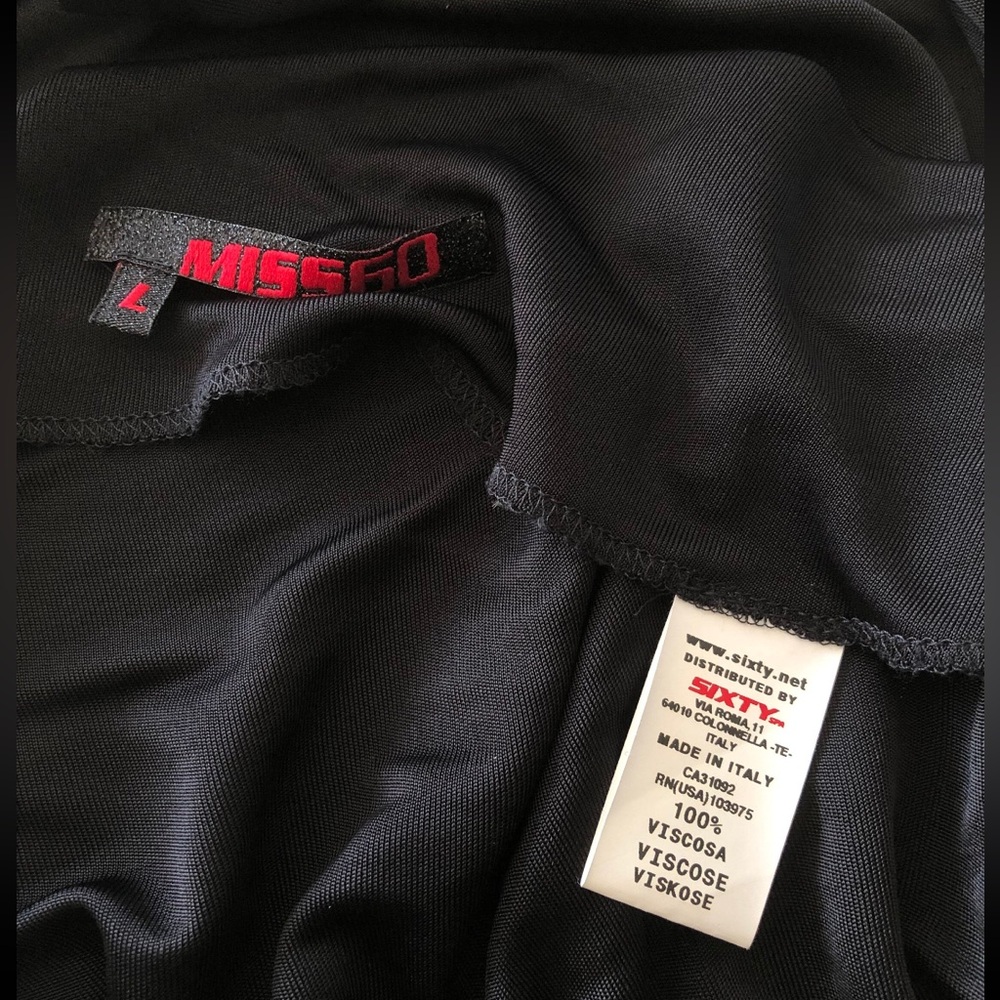 2000s miss sixty black butterfly mesh corset back/ black dress with open back - Picture 6 of 10